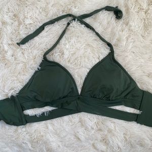 Kona Sol green bikini top